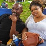 ALberto and Miykala enjoy Latin Jazz @ the Levitt Pavilion - July 27, 2014.