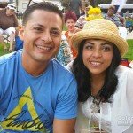 Sergio, from Torrance, and Melissa from L.A. attend the Levitt Pavilion Sunday Jazz night - July 27, 2014.