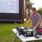DJ Dan Wilcox entertaining the crowd @ Central Park - July 27, 2014. 