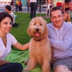 Lori and Hadley visting from Las Vegas with dog Evan @ Pasadena Central Park - July 27, 2014. 