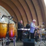 Pete Escovedo and his band @ the Levitt Pavilion - July 27, 2014.