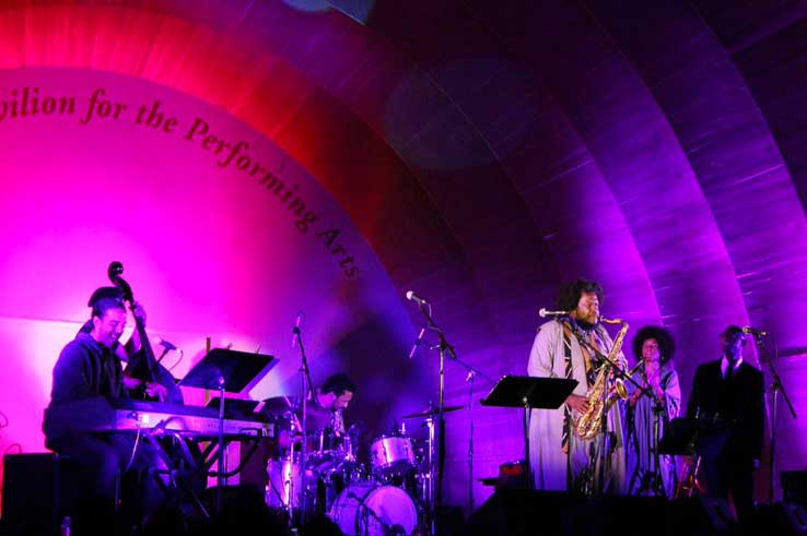Teebs, Kamasi and Dj Carlos Niño@ the Levitt Pavilion, Thursday, July 17 -2014