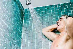 Shower water wasting