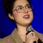 Memorial Designer Catherine Memard addresses the crowd @ Levitt Pavilion. The unveiling of the memorial will take place in April 2015. (Photo by ©Arlene Karno).