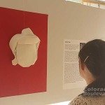 Admiring an intricate Origami piece @ the Curios Art of Origami exhibition -2014