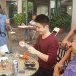 Masa, Costa Mesa, and friends attempt to build an Origami structure only to fail at the last stage.