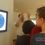 Origami artist Robert J. Lang @ the Curios Art of Origami exhibition -2014