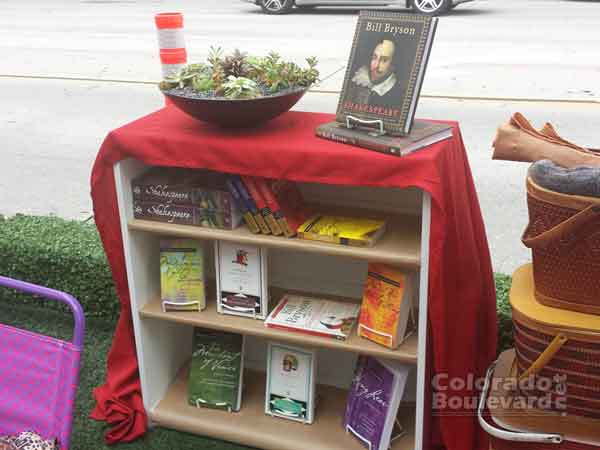 Vromans's Display @ Shakespeare in the Parklets - Colorado Boulevard, 2014