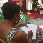 Working @ Shakespeare in the Parklets - Colorado Boulevard, 2014