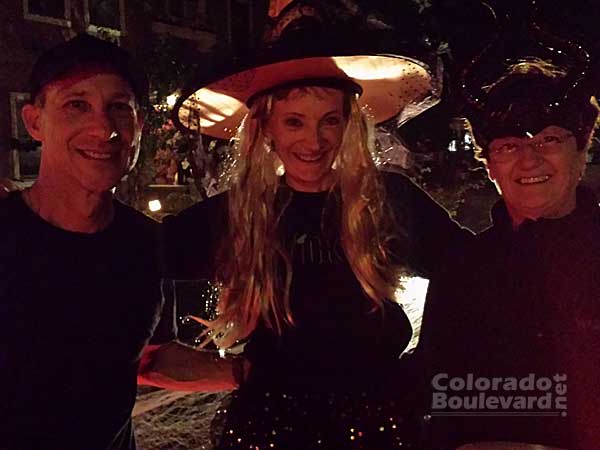 (L to R) Lon, Heidi and Tracey at the Bender's home