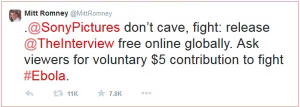 Mitt Romney Tweet