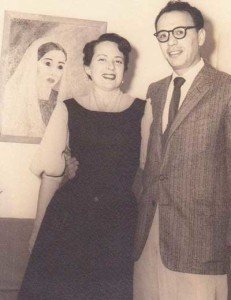 Mel Weisburd and his late wife, Gloria.