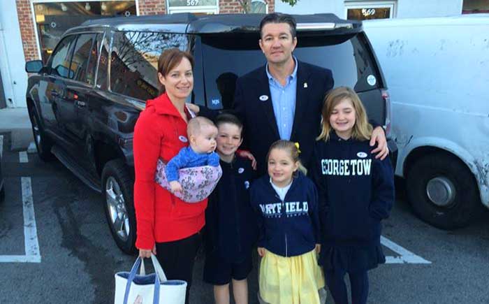 Don Morgan on Election Day (Photo - Facebook).