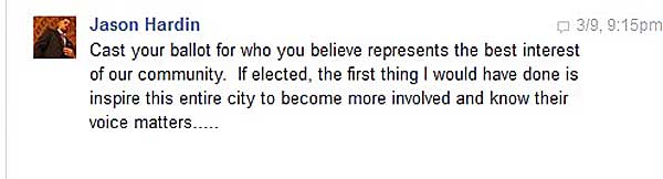 Jason Hardin - Election Eve.