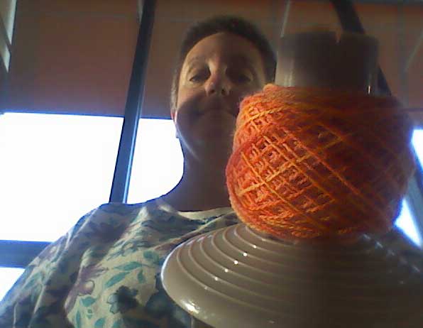 Winding a Hank (Photo - Robin Southworth).