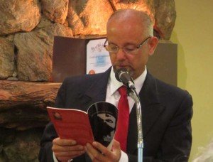 Alex M. Frankel reads from his own book at Bolton Hall feature, Sunland-Tujunga.