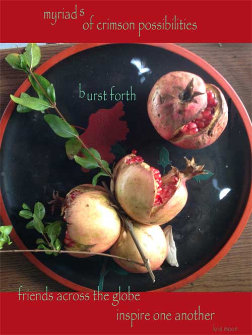 "myriads" haiga by kris moon.