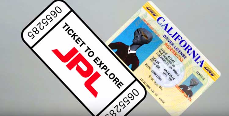 “A Ticket to Explore JPL” (Photo - YouTube video grab).