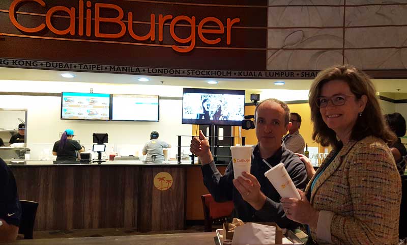 Victor Cabarello from victorcaballero.com, and wife Jennifer, at the private launch party (Photo - Staff).